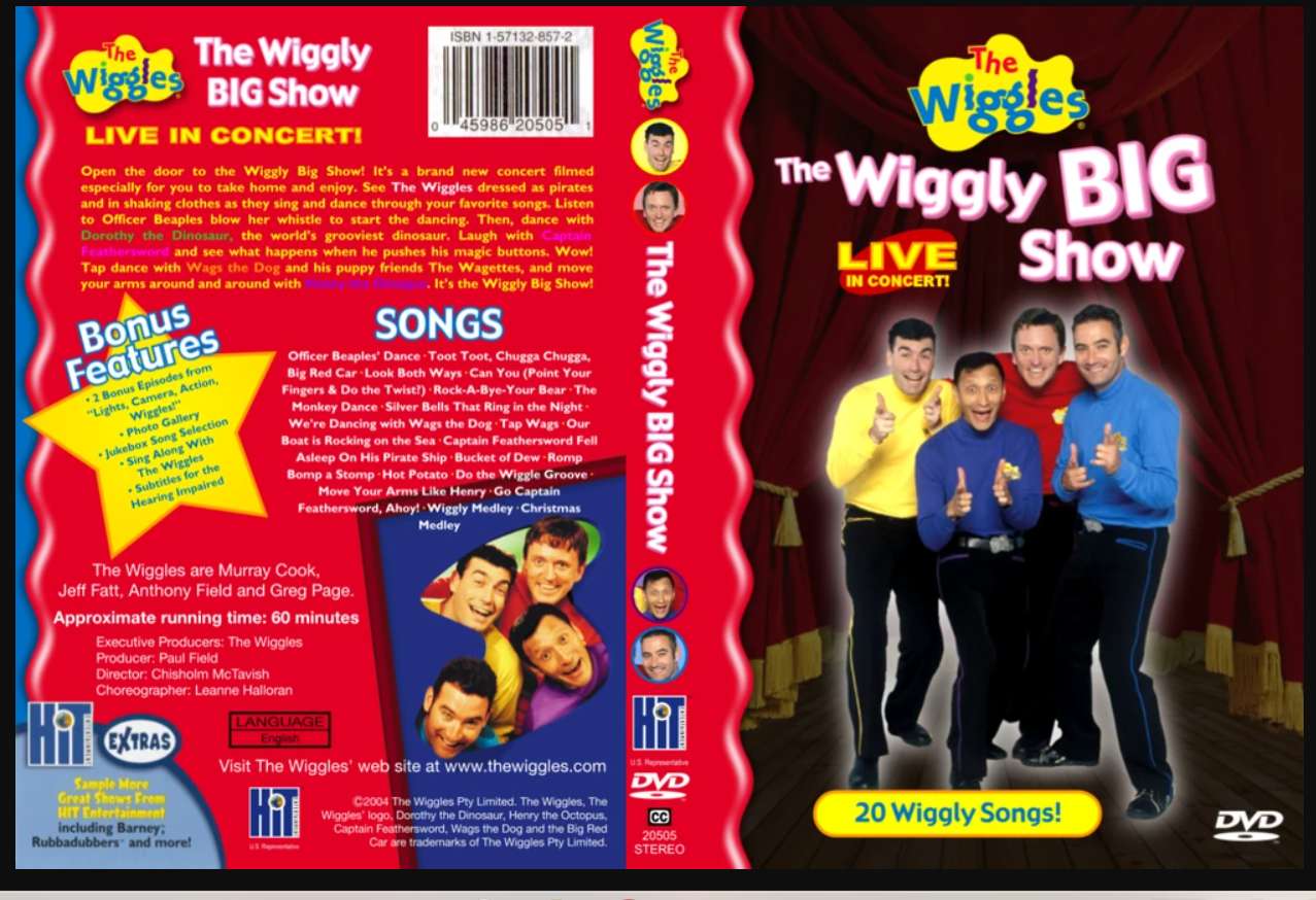 Wiggly Big Show コンサート アカ トゥート トゥート ショー 1998 ジグソーパズルオンライン