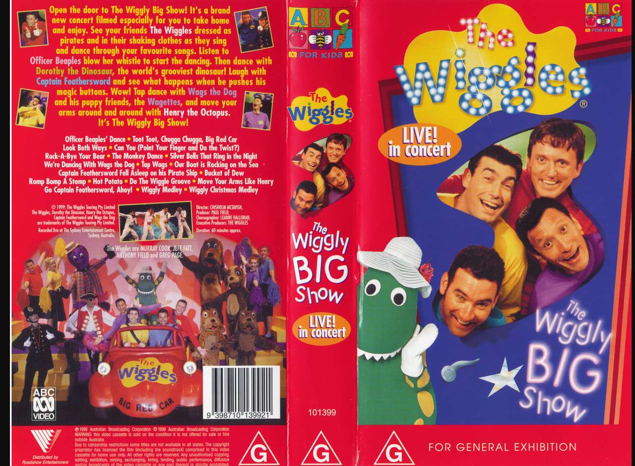 Wiggly Big Show DVD 1998 онлайн пазл