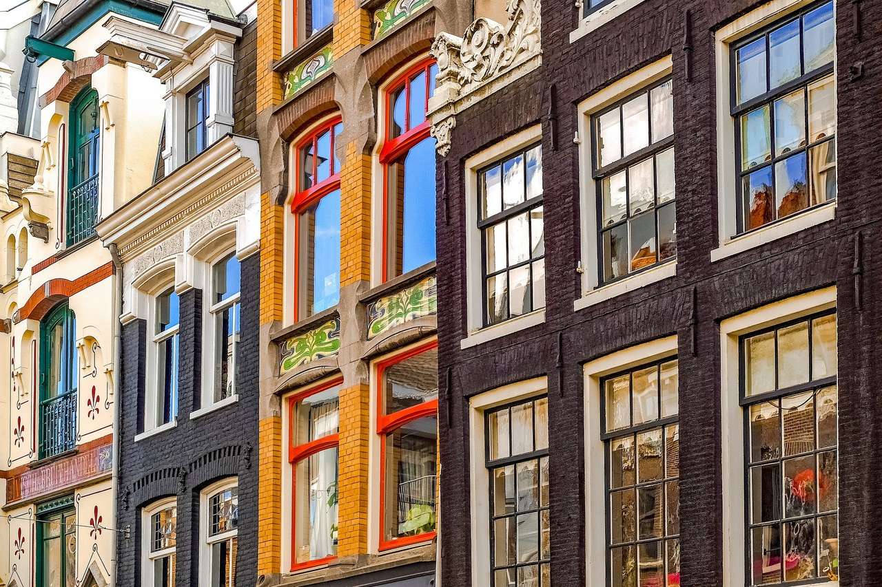 Los maravillosos colores de Ámsterdam (Países Bajos) rompecabezas en línea