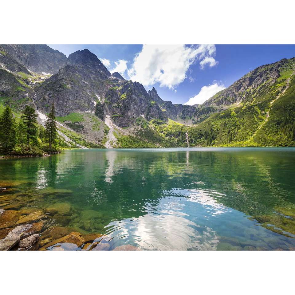 山の風景 - 山の風景 ジグソーパズルオンライン