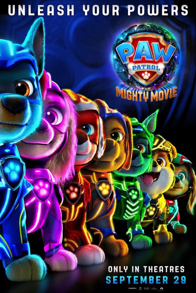 Paw Patrol: The Mighty Movie-Filmplakat Online-Puzzle