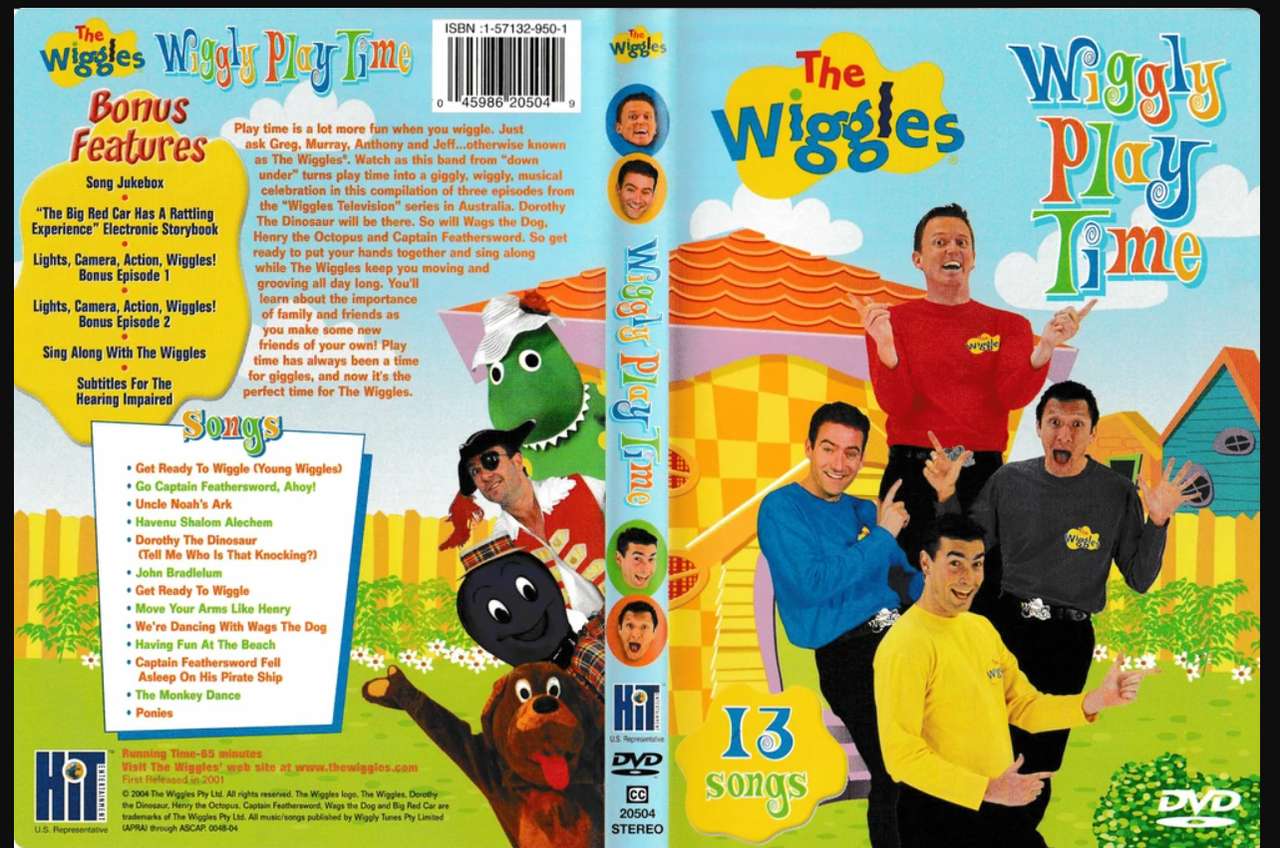 Wiggles Wiggly Play Time, auch bekannt als Wiggly TV 2000 Online-Puzzle