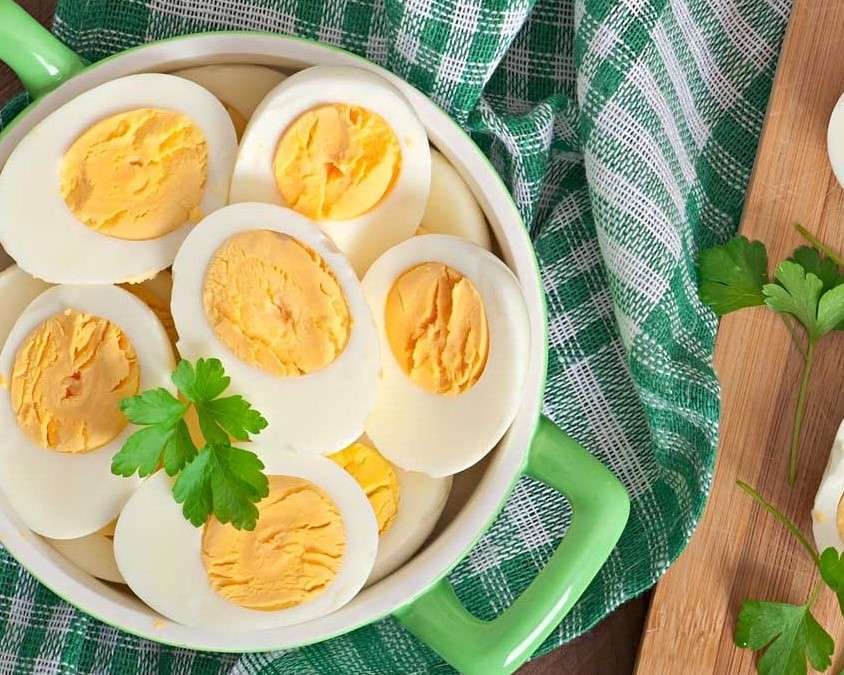 Vařená vejce skládačky online
