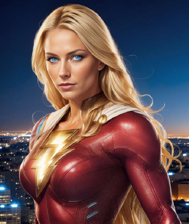 女性スーパーヒーロー オンラインパズル