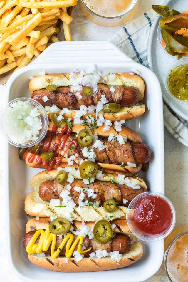 Bacon Wrapped Hotdogs online puzzle
