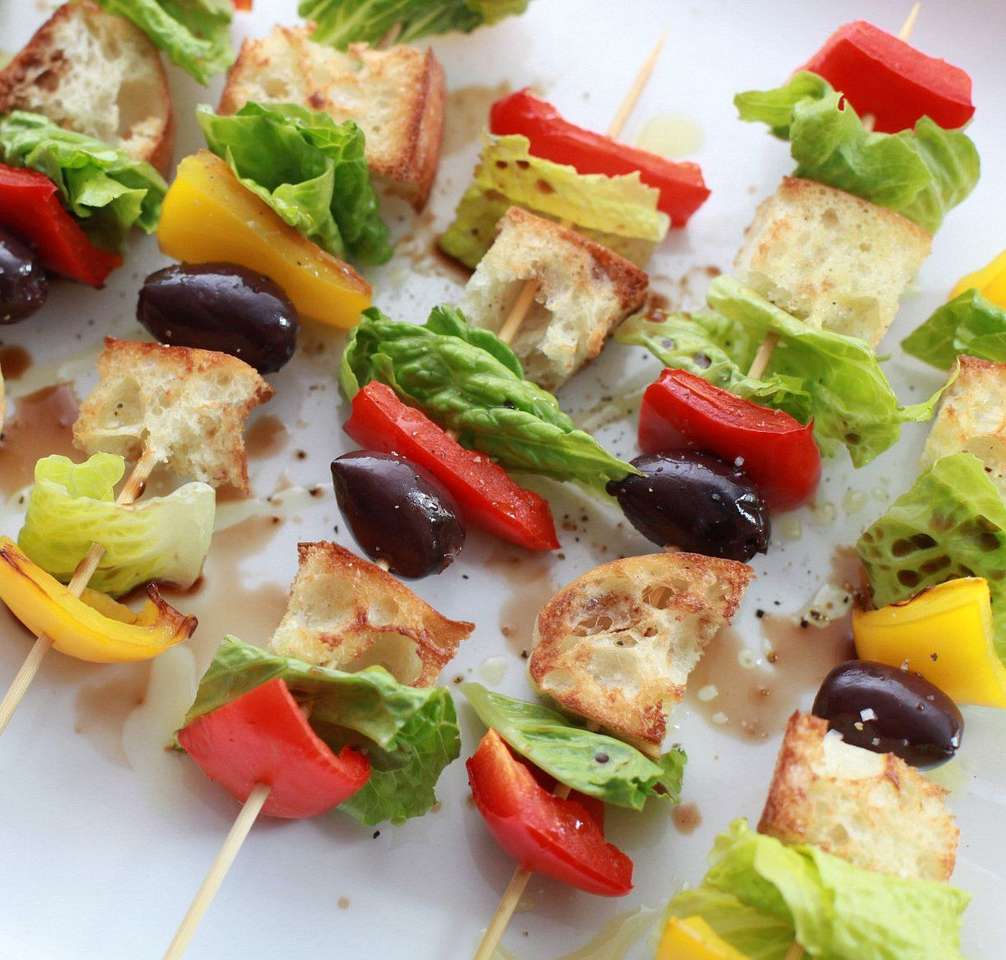 Salade op een stokje legpuzzel online