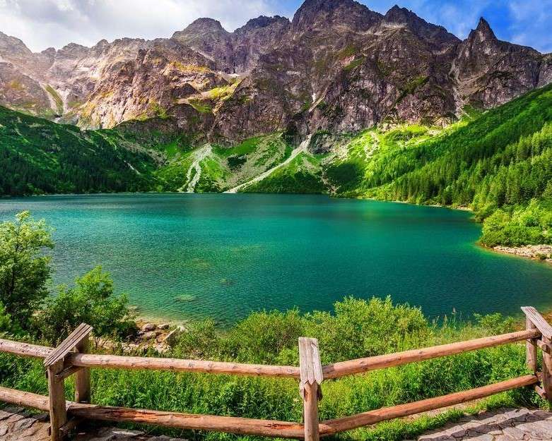 Morskie Oko στα βουνά Tatra online παζλ