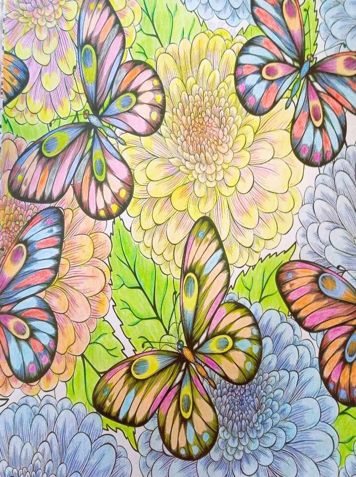 Красиві метелики пазл онлайн