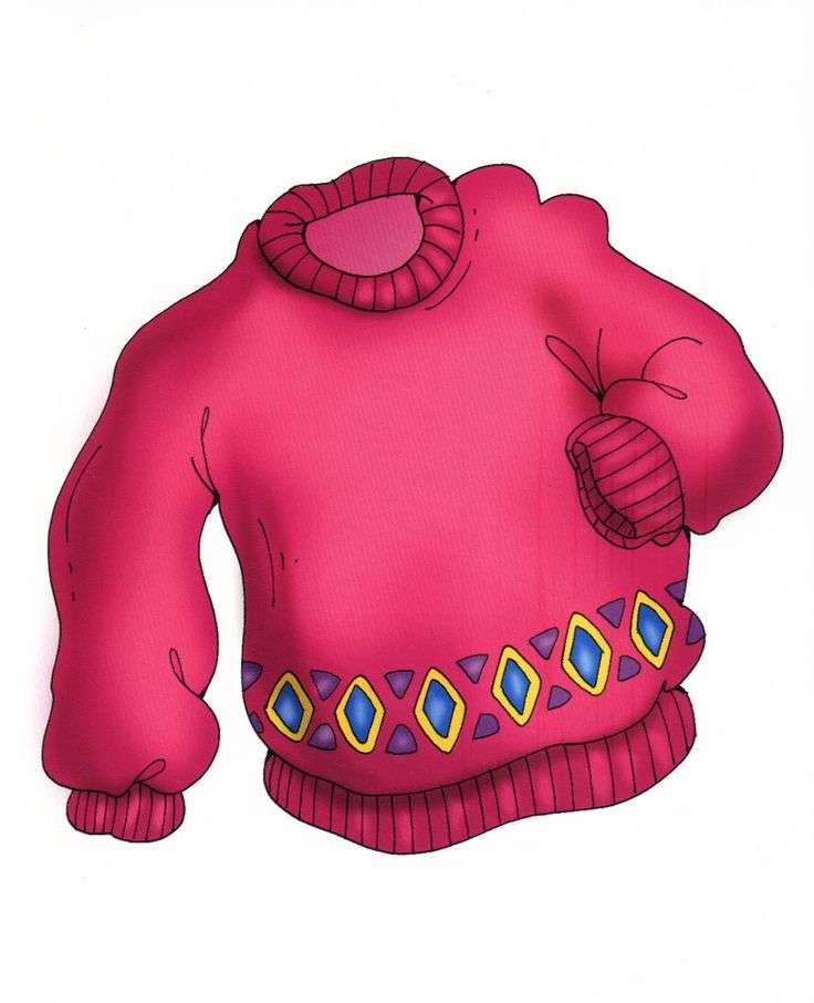 EIN ROTER PULLOVER Online-Puzzle
