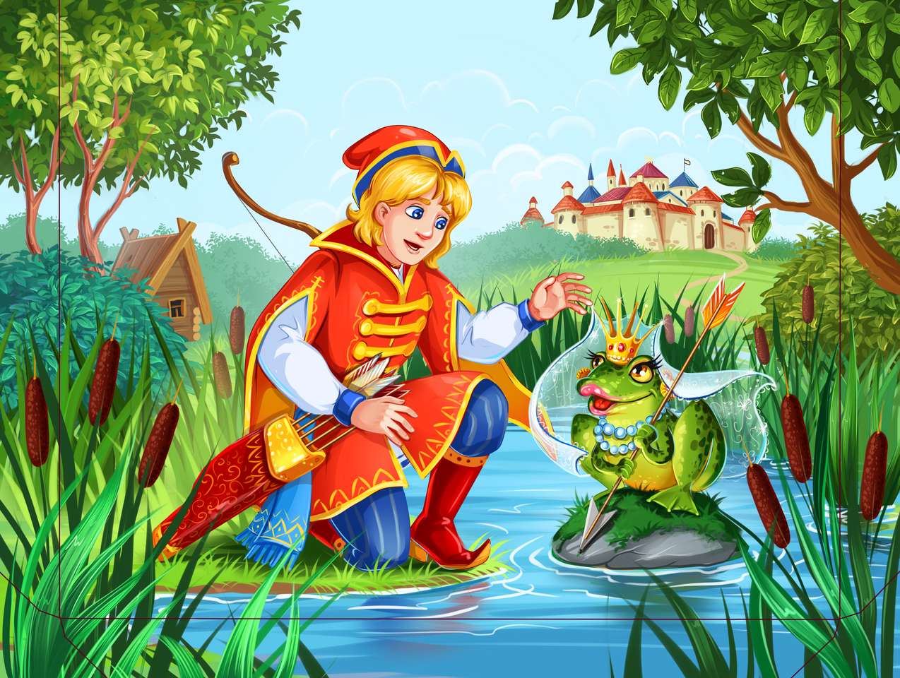 Prinses Kikker legpuzzel online