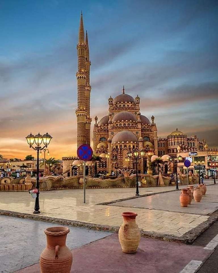 Al-Sahaba moskén - Sharm El-Sheikh - Egypten Pussel online