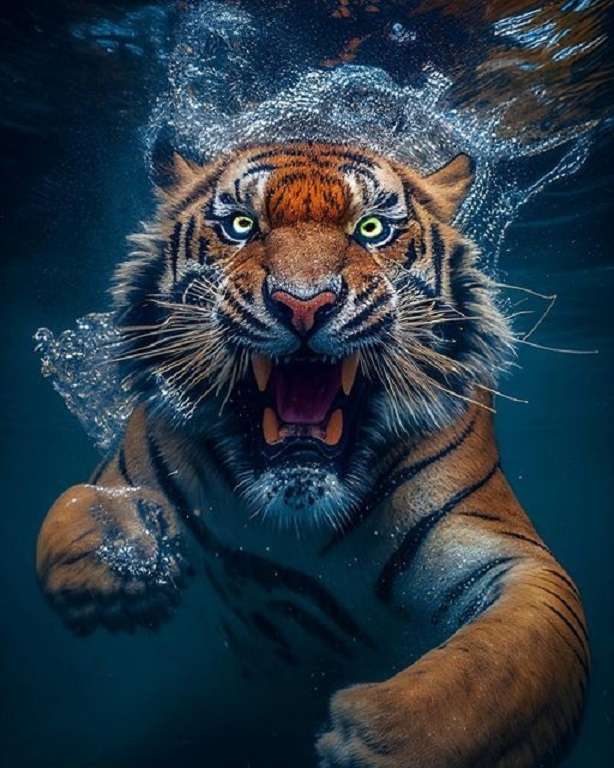 tiger, tiger Pussel online
