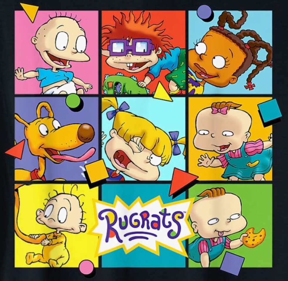 Rugrats Squad Squares❤️❤️❤️❤️❤️ online puzzle
