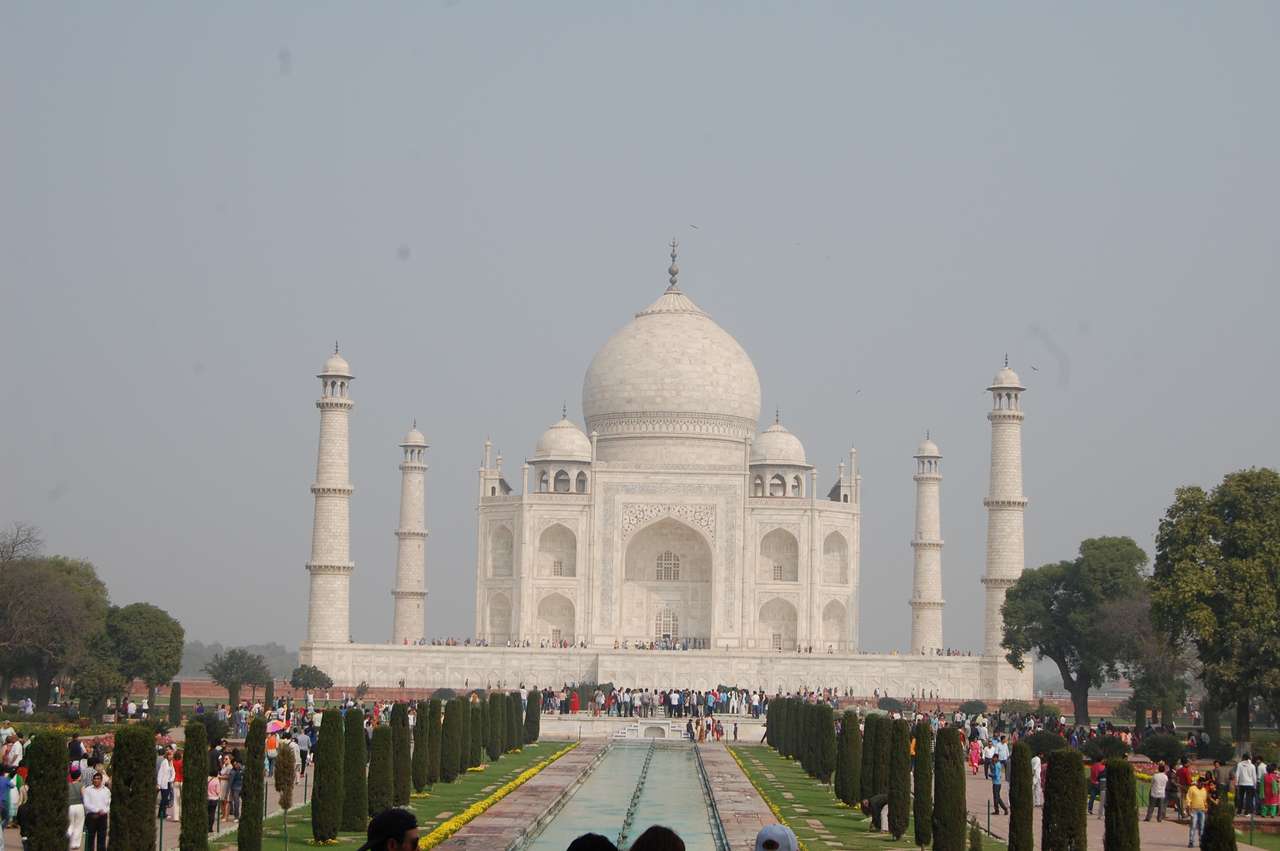 Taj Mahal Agra Indien pussel på nätet