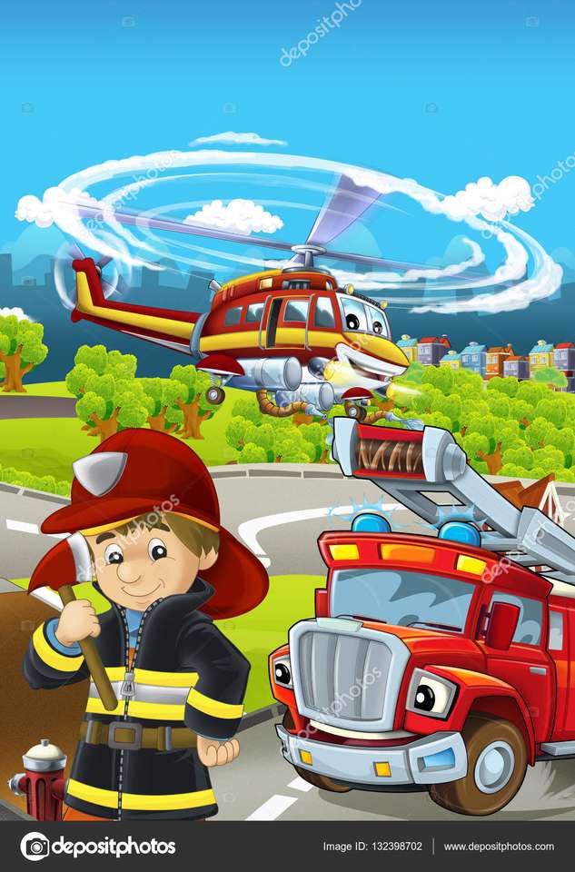 Brandweerlieden legpuzzel online