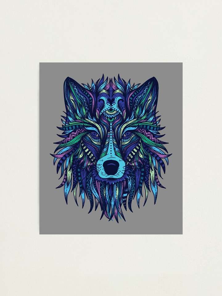 Wolf Mandala online puzzel