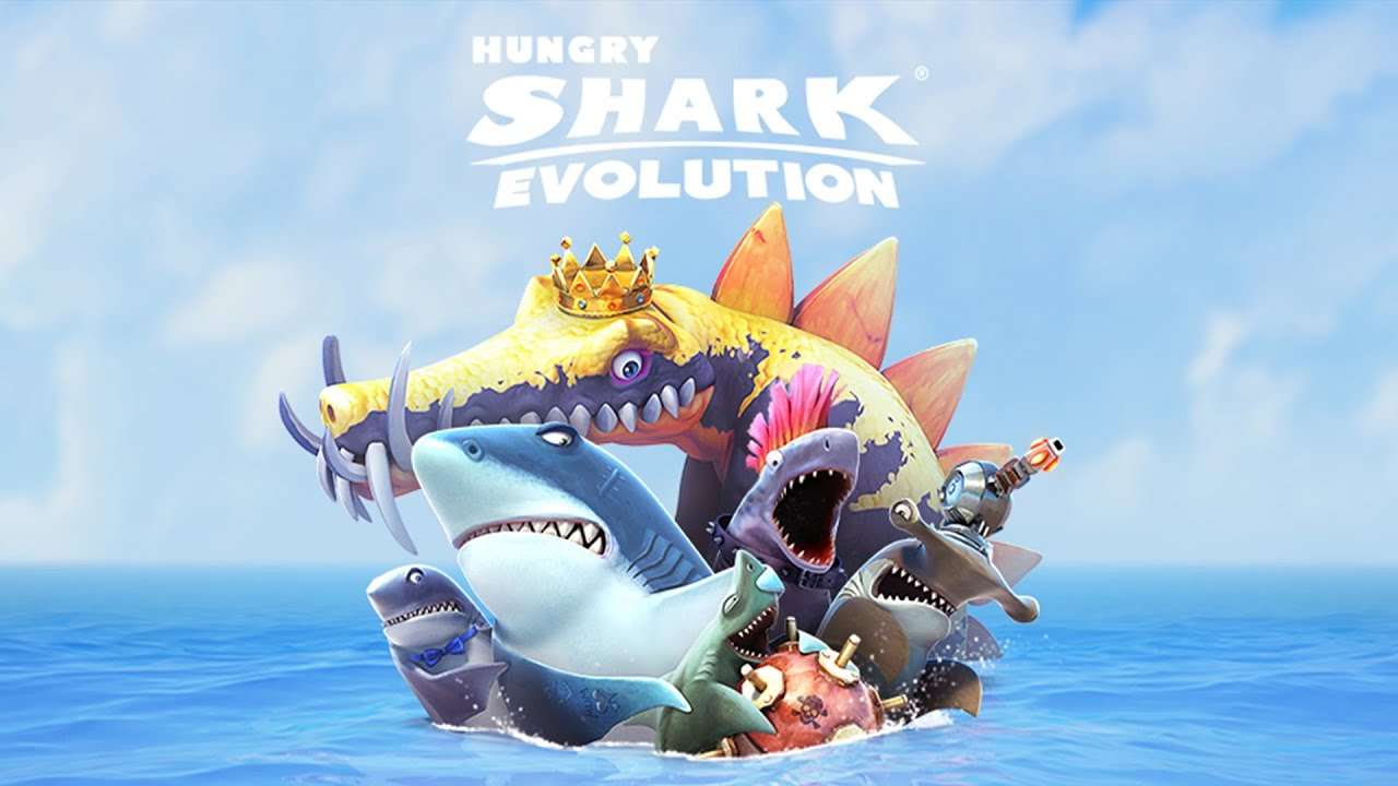 Еволюція голодної акули. пазл онлайн