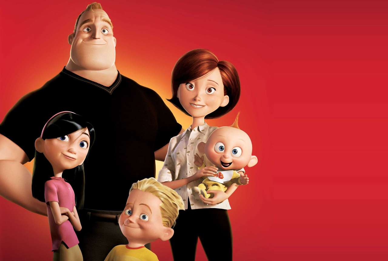 Семейство от анимационен филм онлайн пъзел