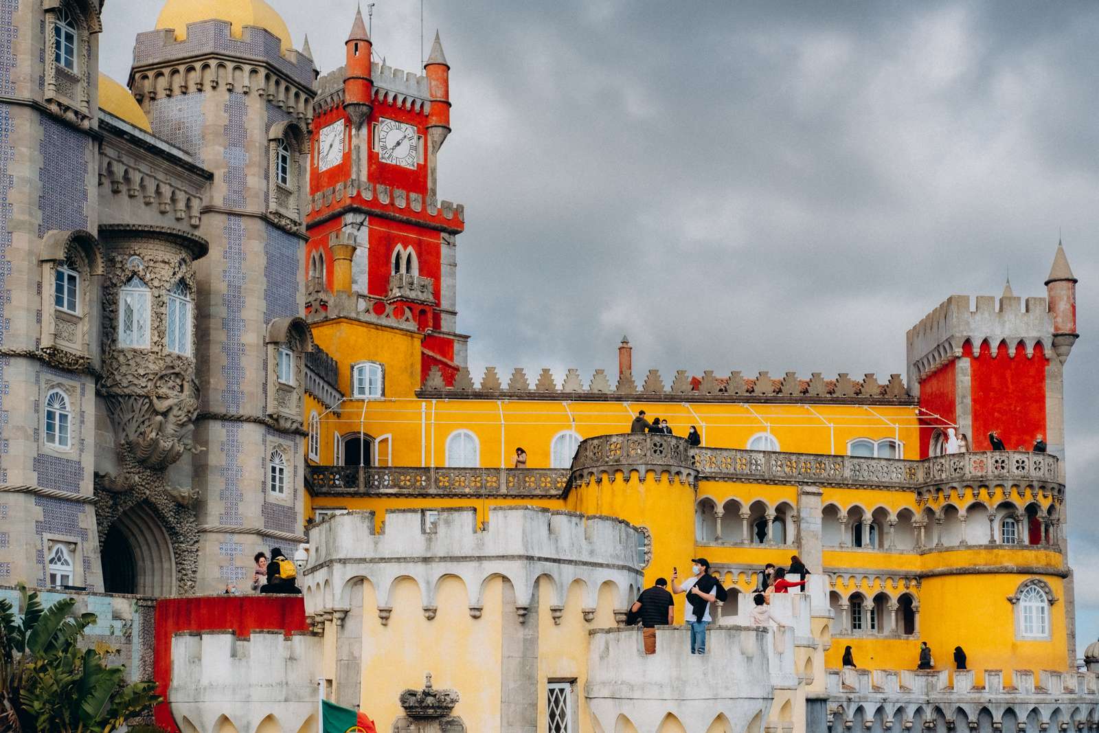 Дворецът Пена, Синтра, Португалия онлайн пъзел