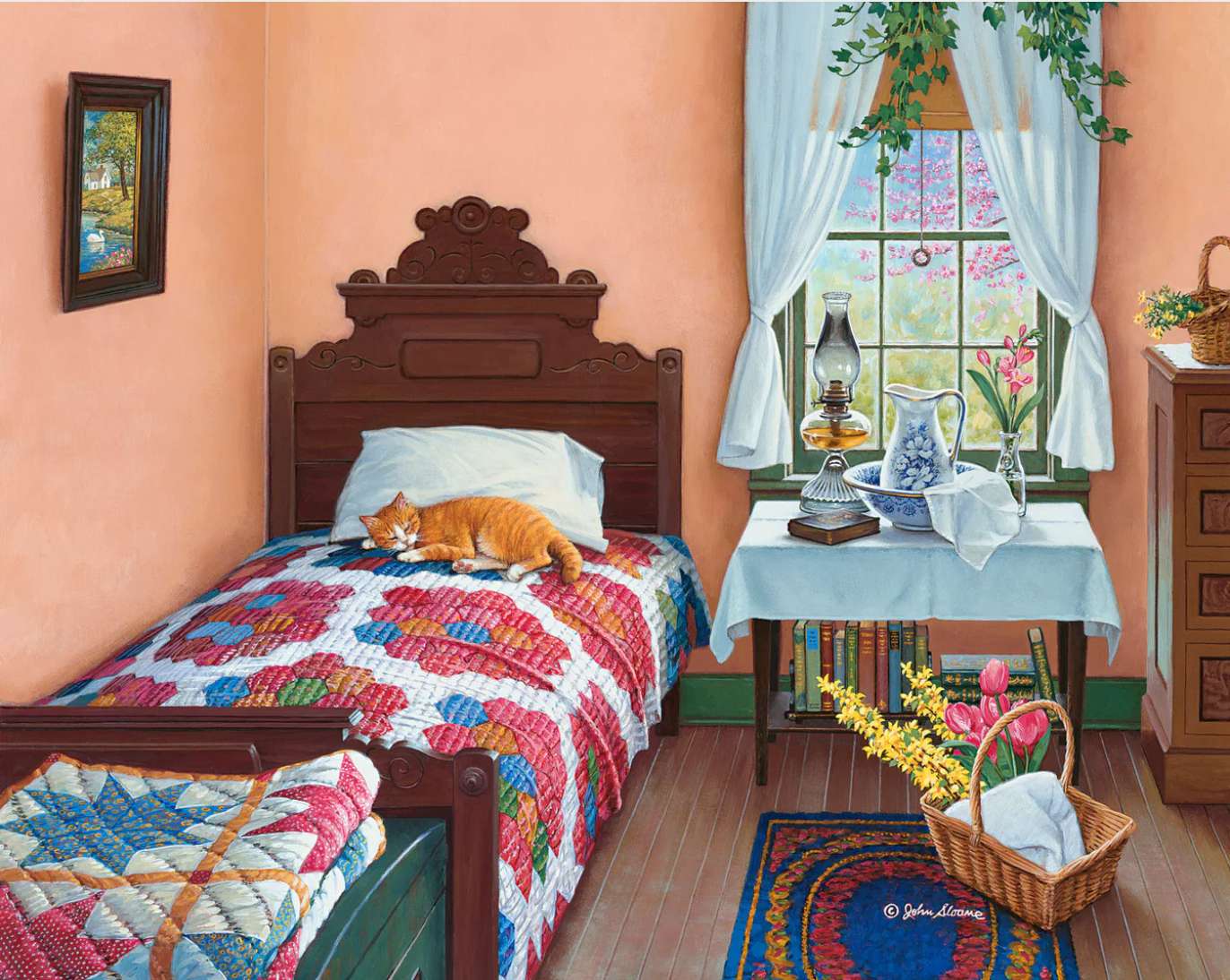 patchwork bedroom online puzzle