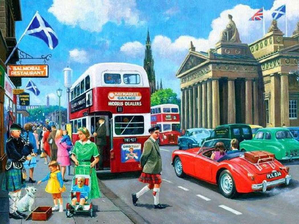 Királyi Skót Akadémia - Edinburgh - Skócia kirakós online