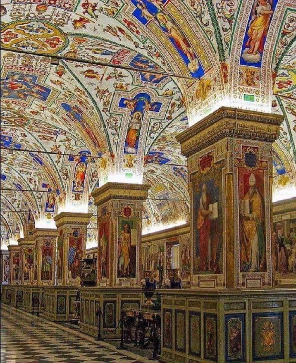 Biblioteca del Museo Vaticano rompecabezas en línea