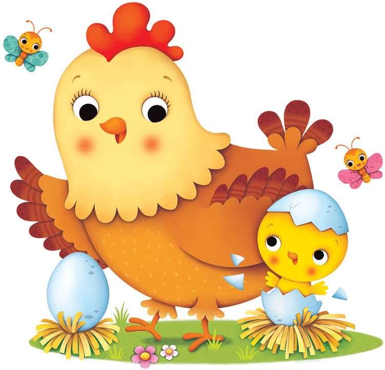Mother hen with chicks jigsaw puzzle online