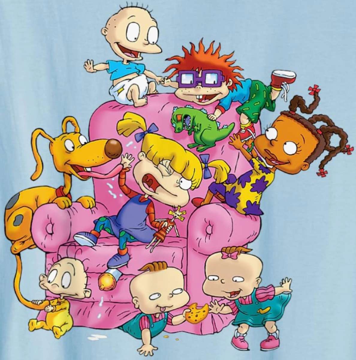 Rugrats de Nickelodeon divirtiéndose ❤️❤️❤️ rompecabezas en línea