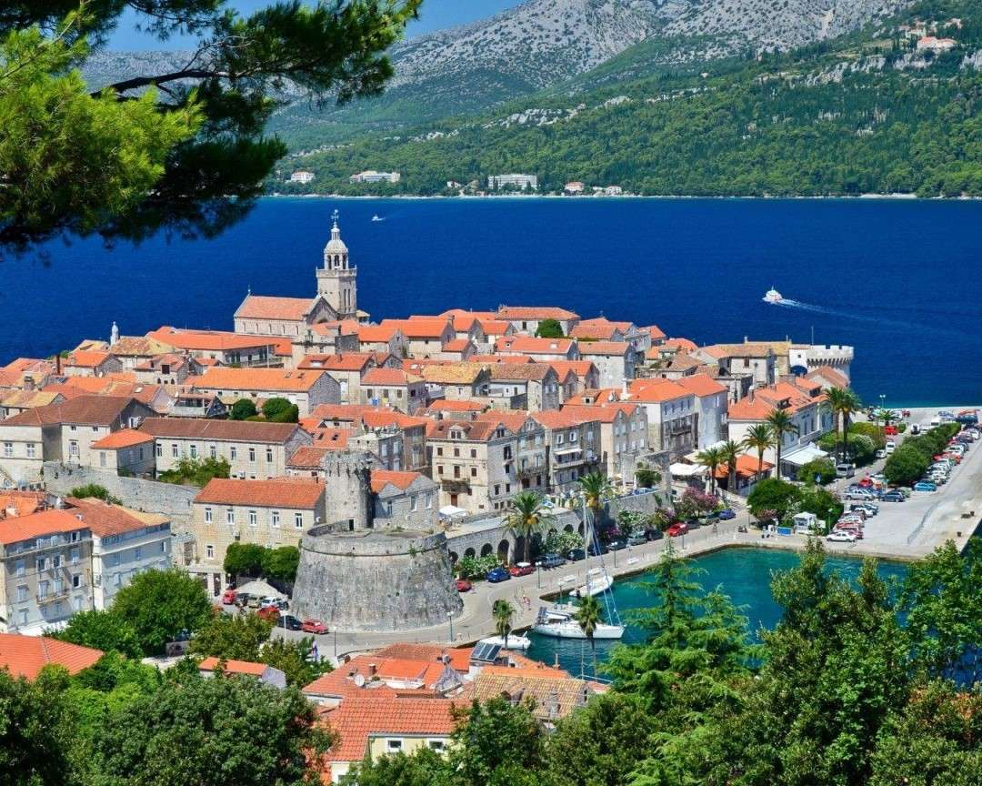 Хорватия на Адриатическом море онлайн-пазл