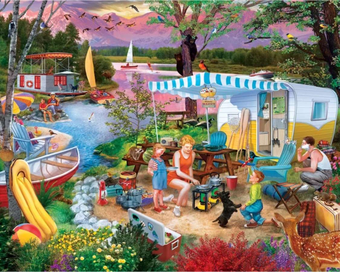 Holidays by the lake jigsaw puzzle online