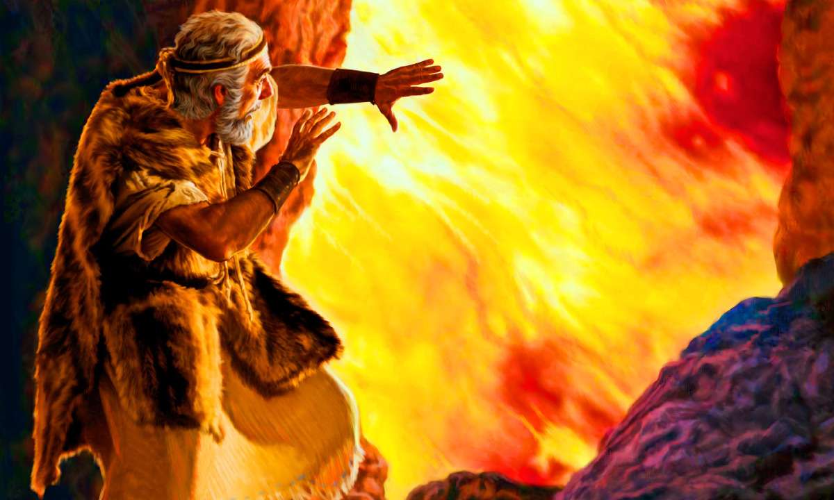 Elias e il fuoco dal cielo puzzle online