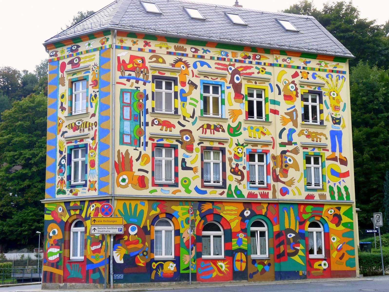 Michael Fischer-Art - Къща в Зебниц онлайн пъзел