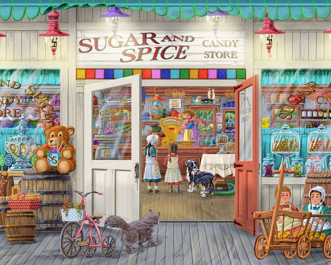 Candy shop online puzzle