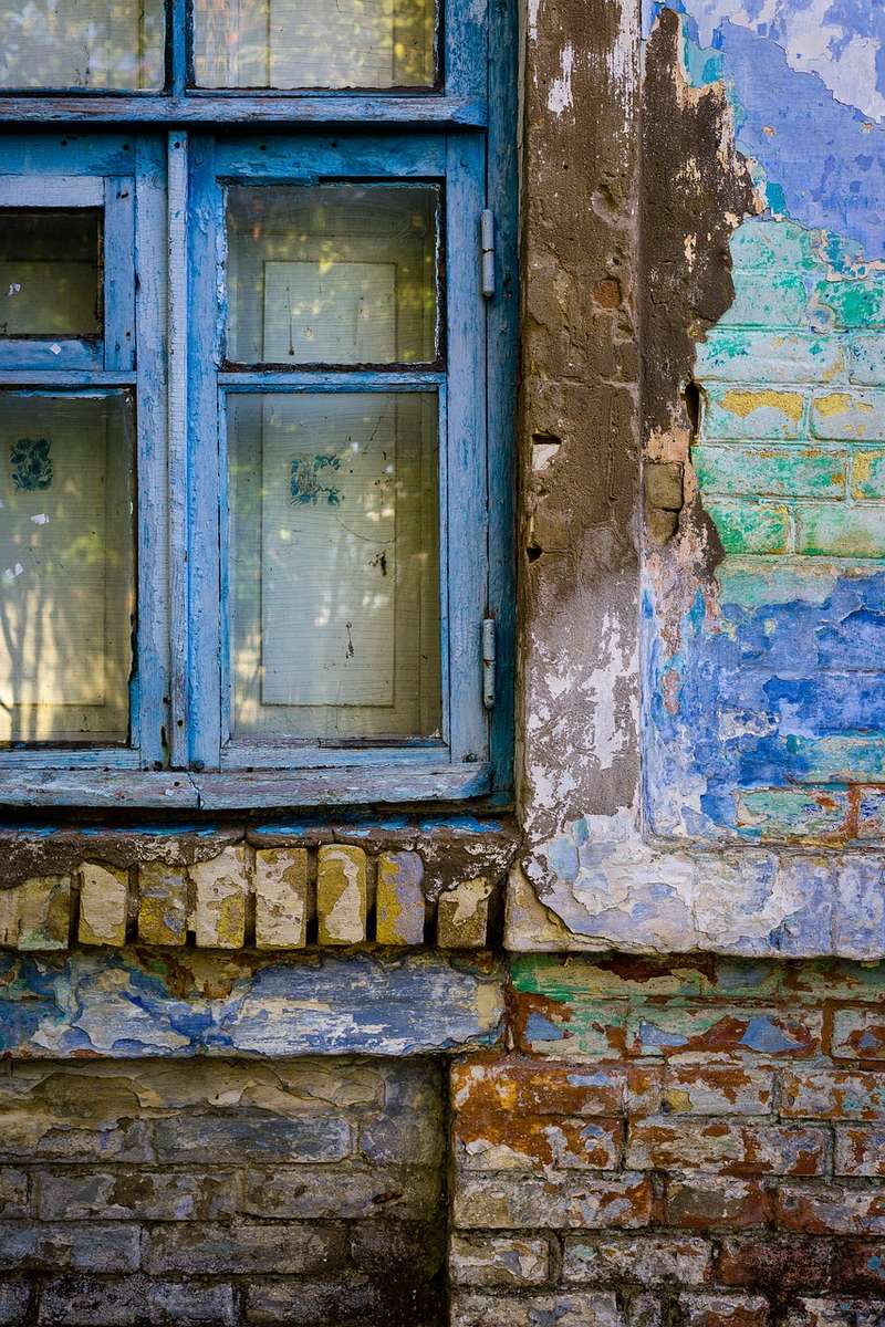 Das blaue Fenster Online-Puzzle