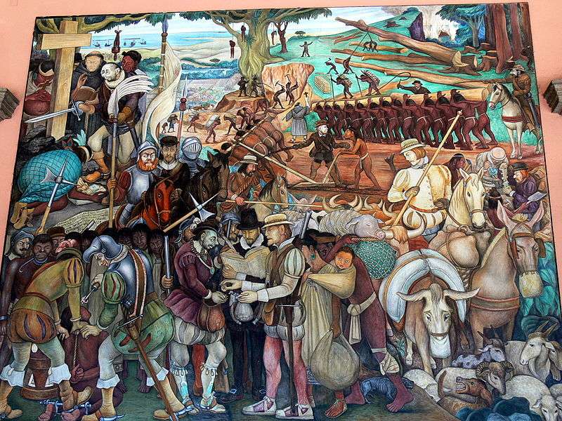 Diego Rivera Mural. jigsaw puzzle online