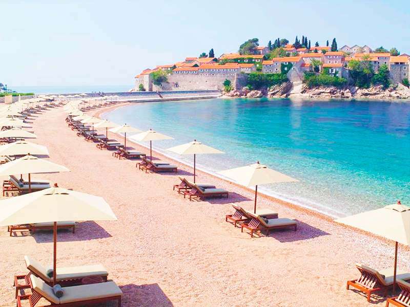 Чорногорія. Пляжний онлайн пазл