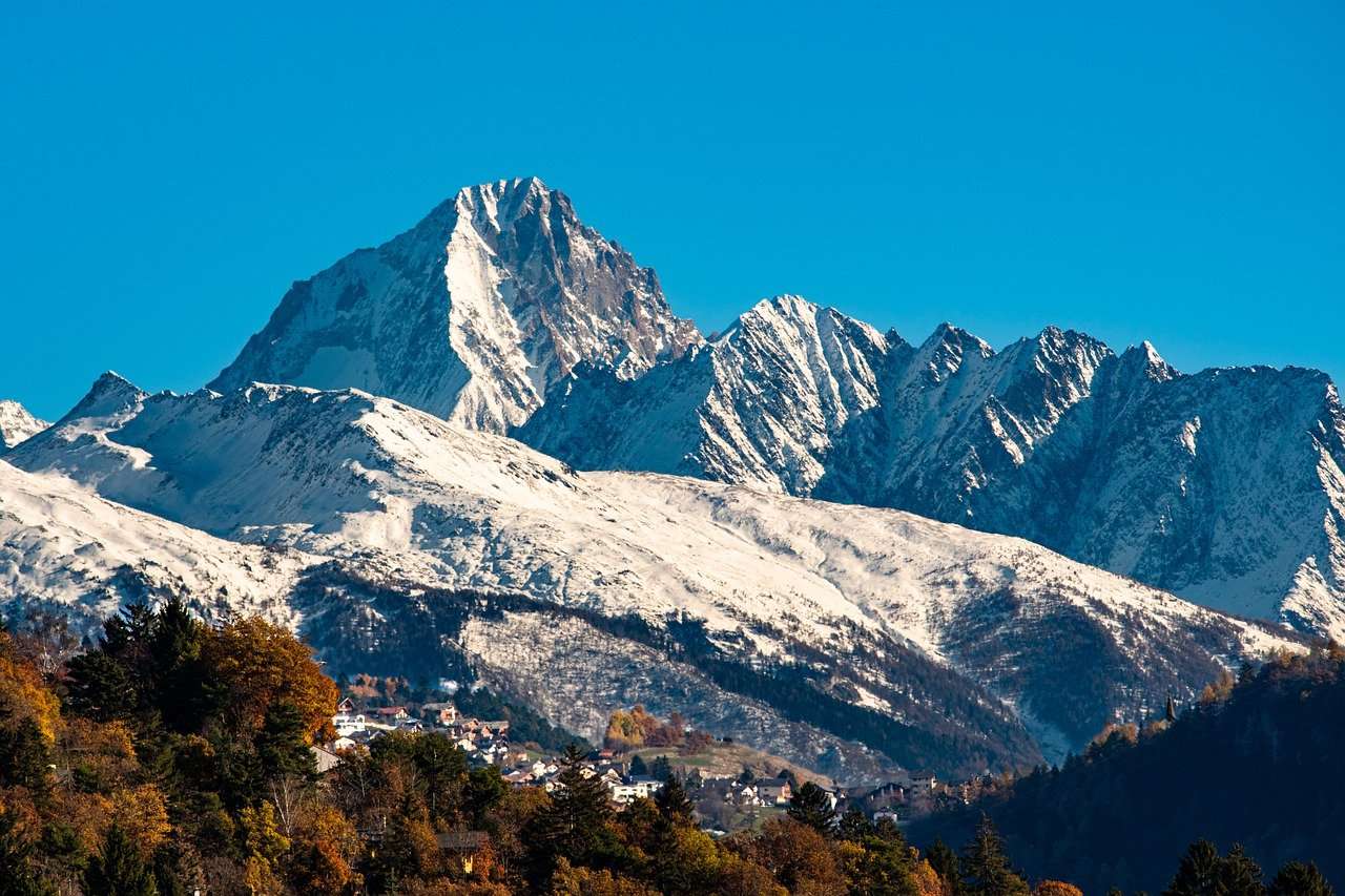 альпийский пейзаж онлайн-пазл