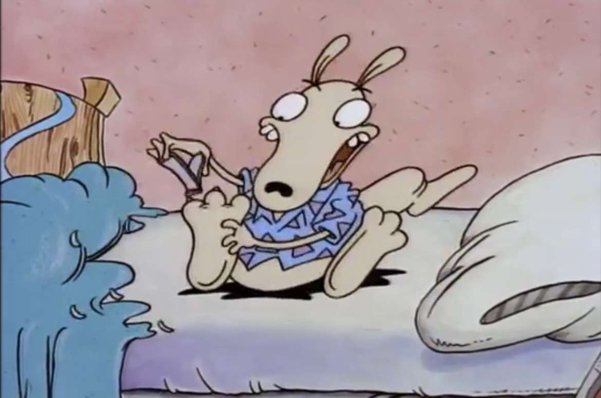 Rocko schneidet sich die Zehennägel Puzzlespiel online