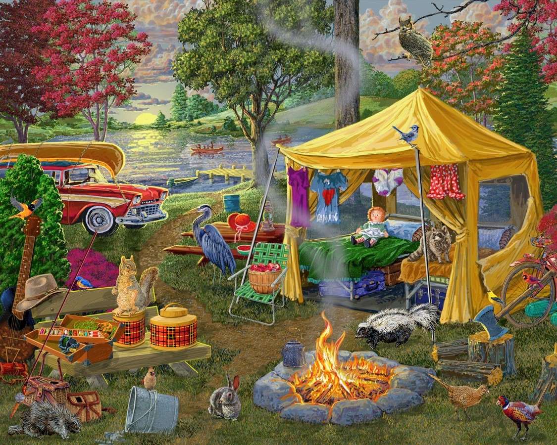 Holidays by the lake jigsaw puzzle online