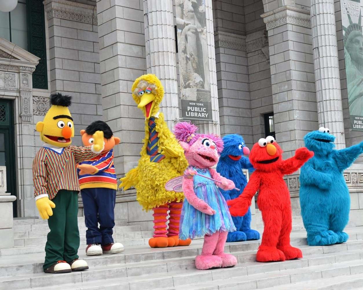 Χαρακτήρες του Sesame Street παζλ online