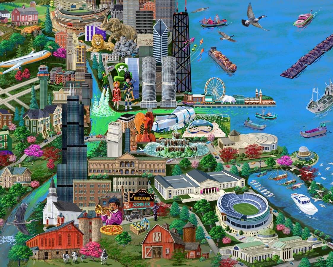 Panorama da cidade puzzle online