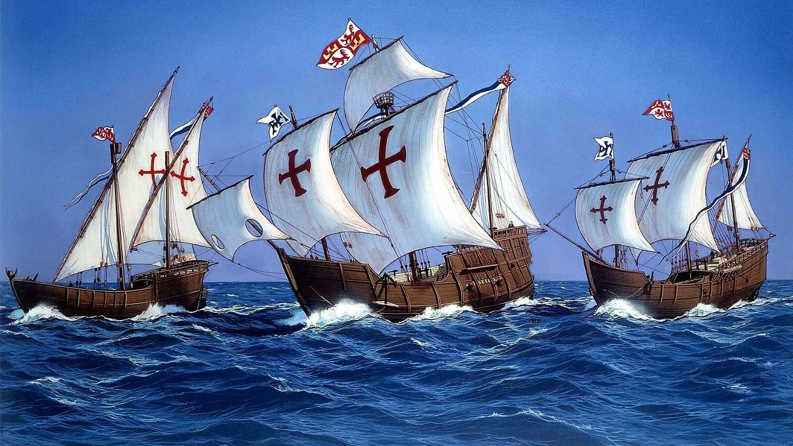 Las carabelas de Cristobal Colón rompecabezas en línea