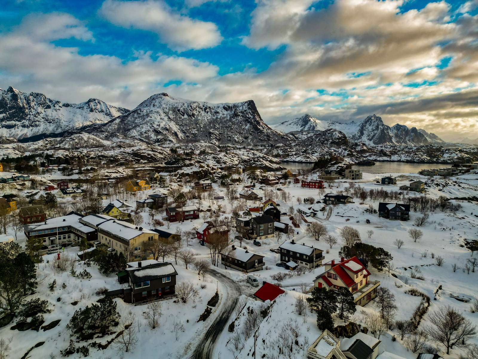 Лофотенские острова, Норвегия пазл онлайн