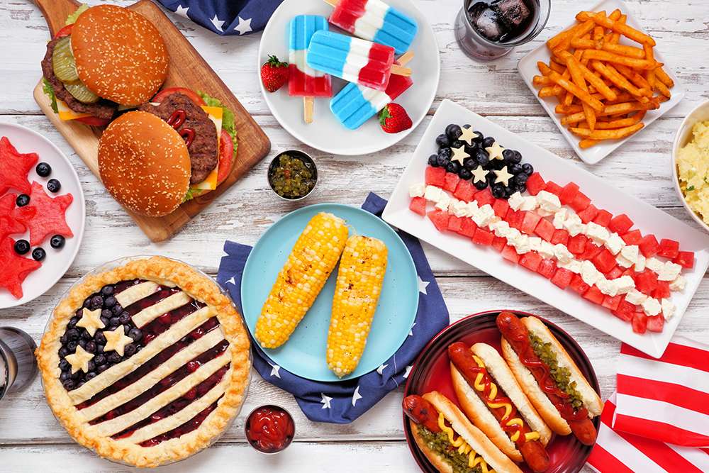 4th of July BBQ Food online puzzle