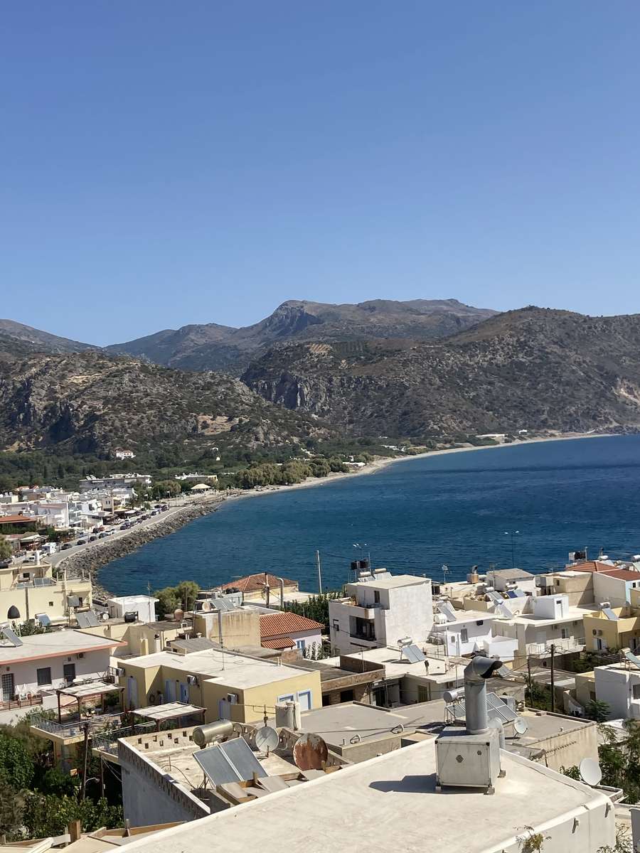 Крит Изглед към Палеохора онлайн пъзел