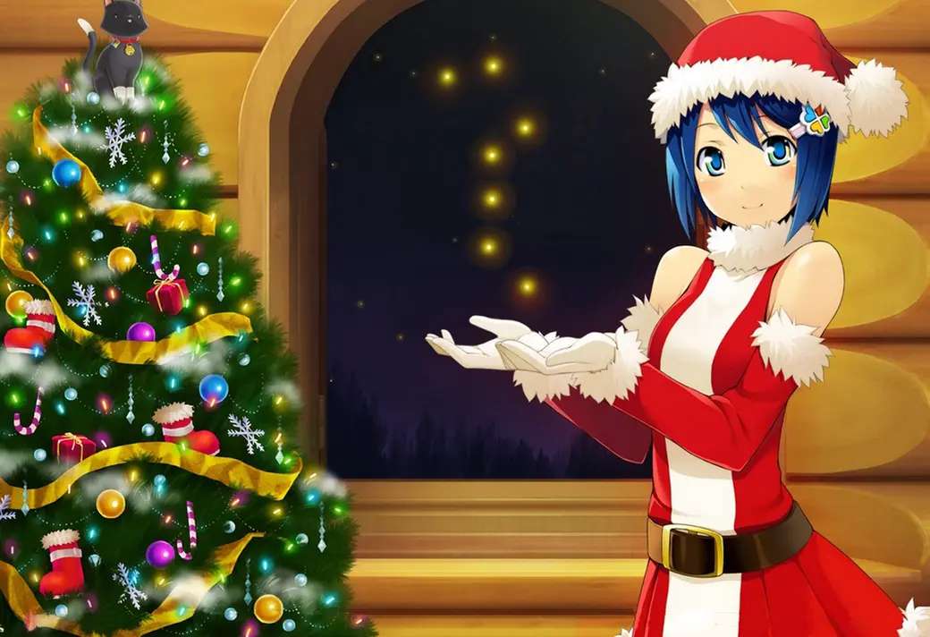 クリスマス女の子 オンラインパズル