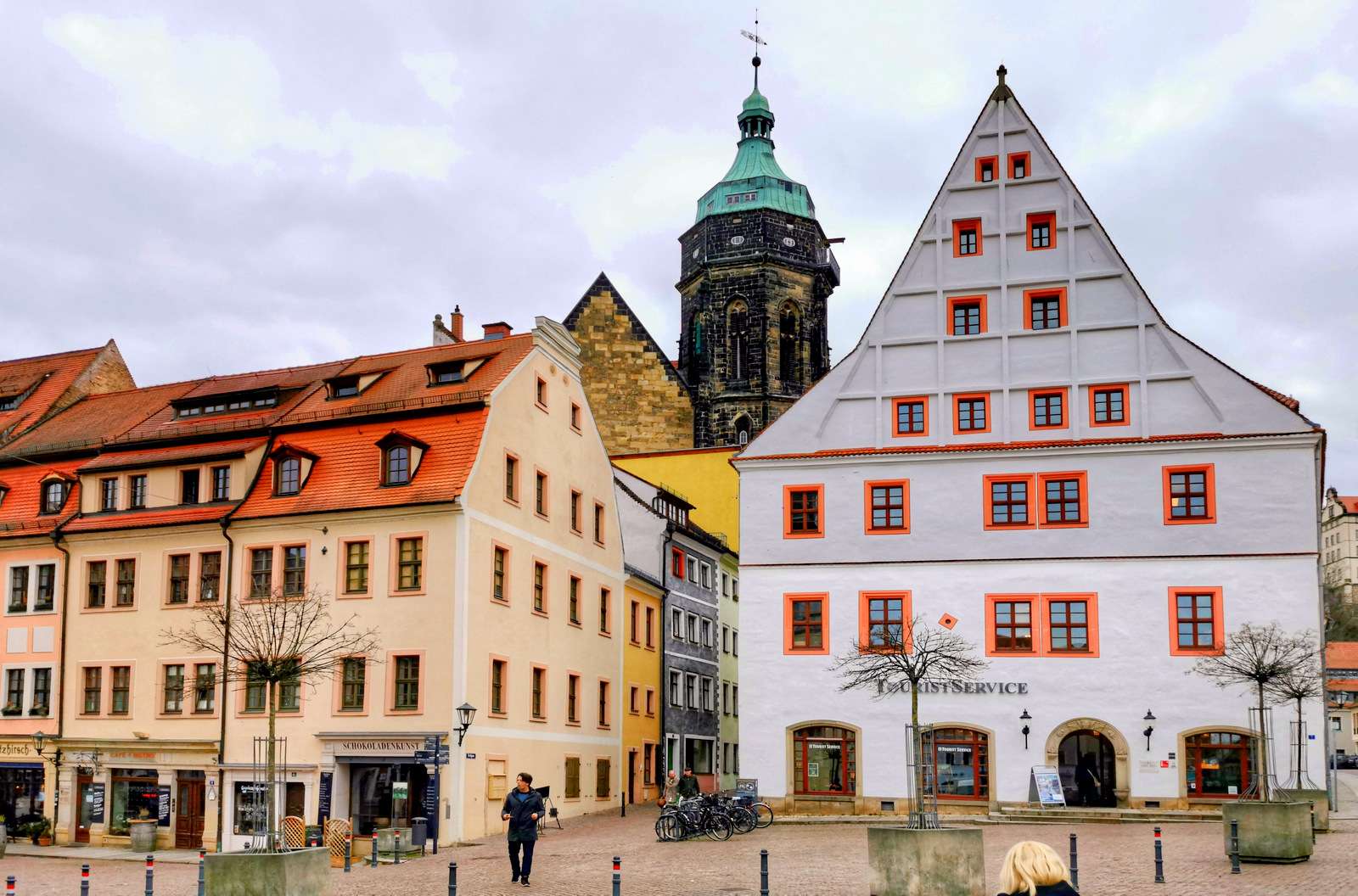 PIRNA, Teil des Marktplatzes (Sächsische Schweiz) Puzzlespiel online