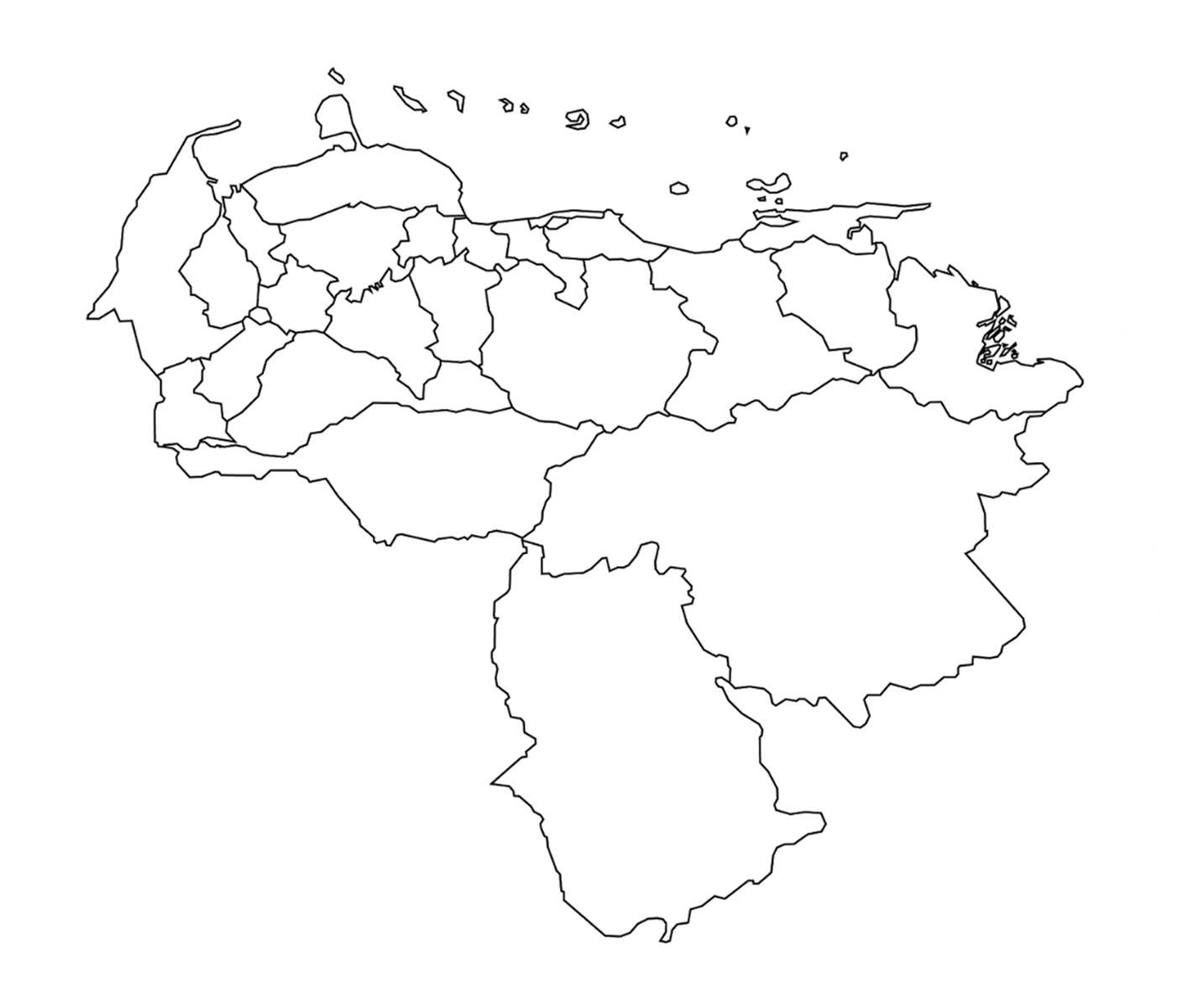 Mapa Venezuely online puzzle