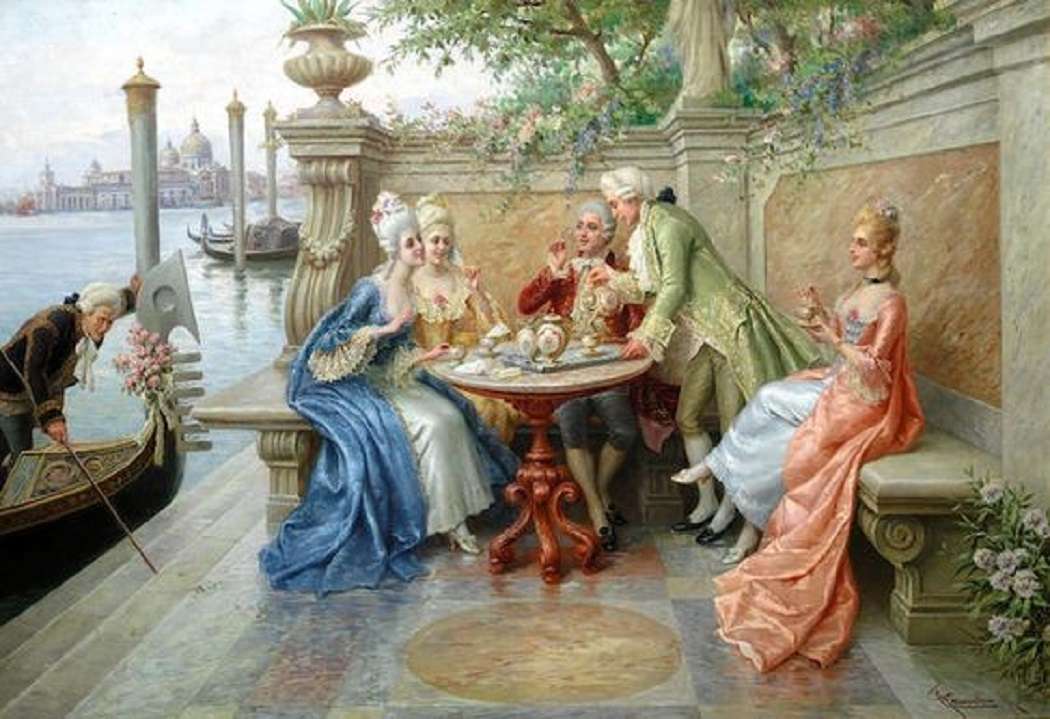 Una tazza di tè a Venezia puzzle online