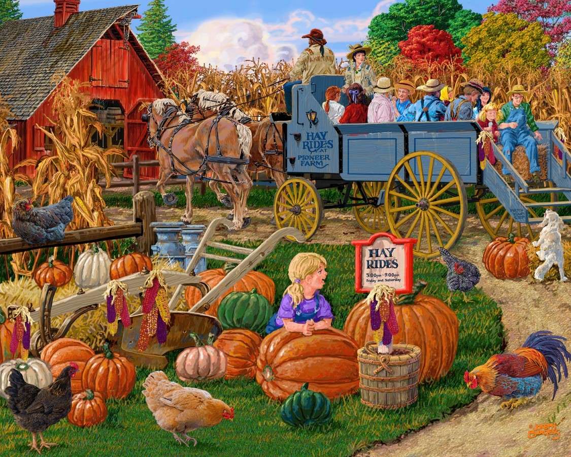 On the farm jigsaw puzzle online
